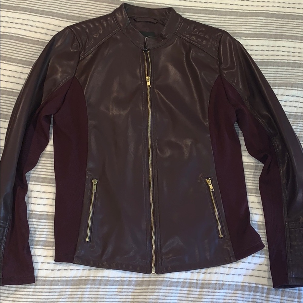 A.n.a leather jacket NWOT
